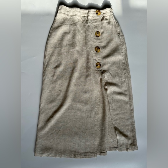 Bershka Linen Skirt - Picture 1 of 9
